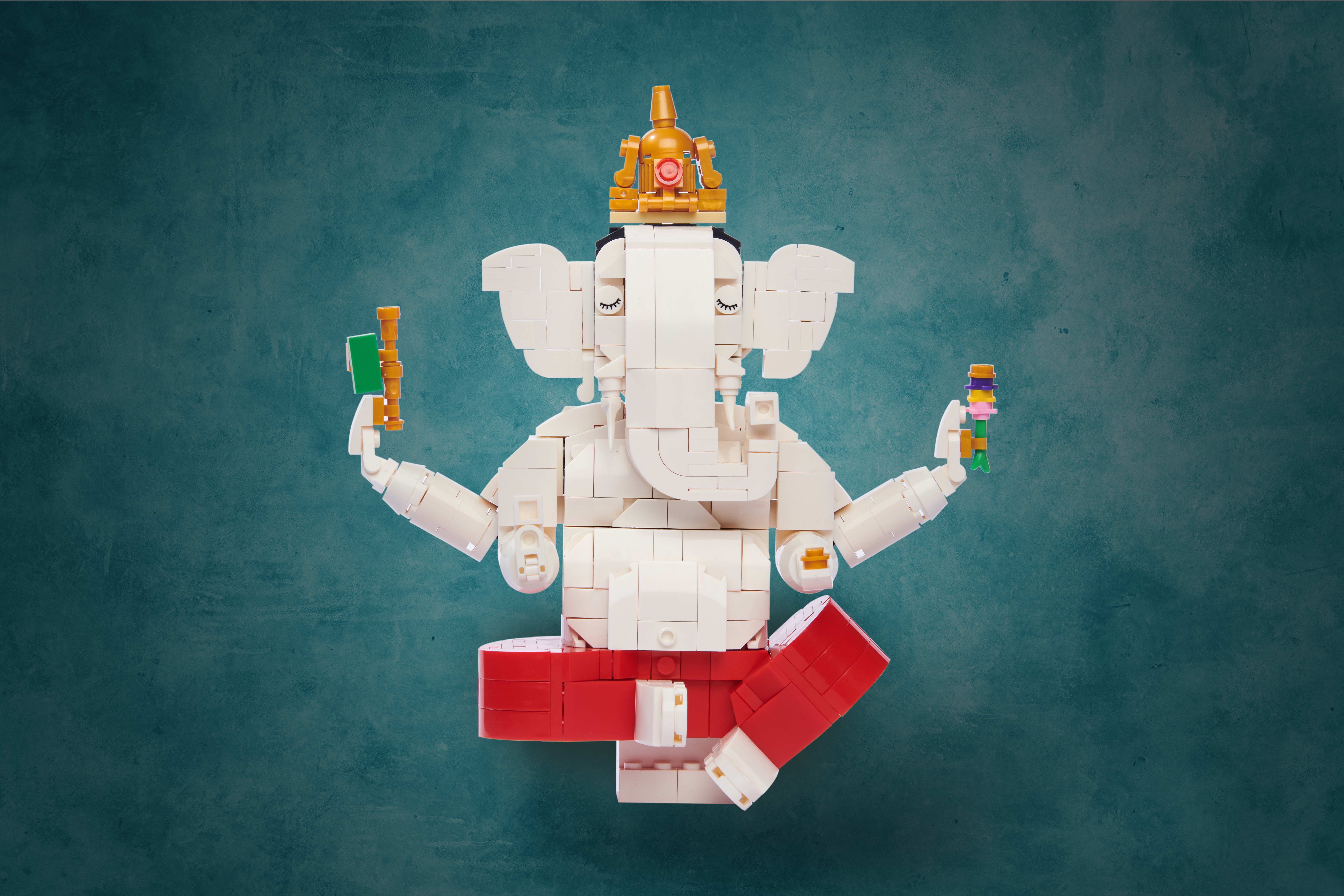DIY Ganesha building blocks