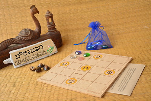 Chowkabara 5x5 game set-board