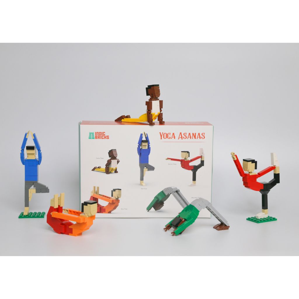 DIY Yoga asanas Building blocks set 6