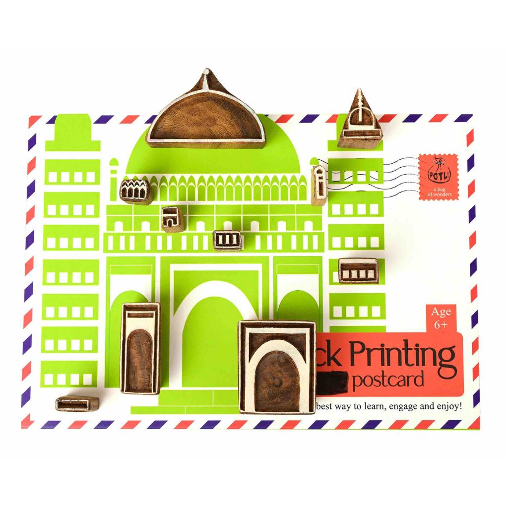 Monuments of India DIY Wooden Block Printing Craft kit 7